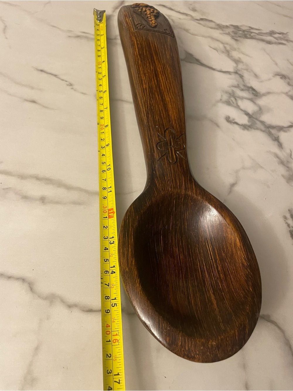 Vintage 1971 Home Decorators Inc Large 18" Spoon Wall Decor Grapes - Picture 11 of 11